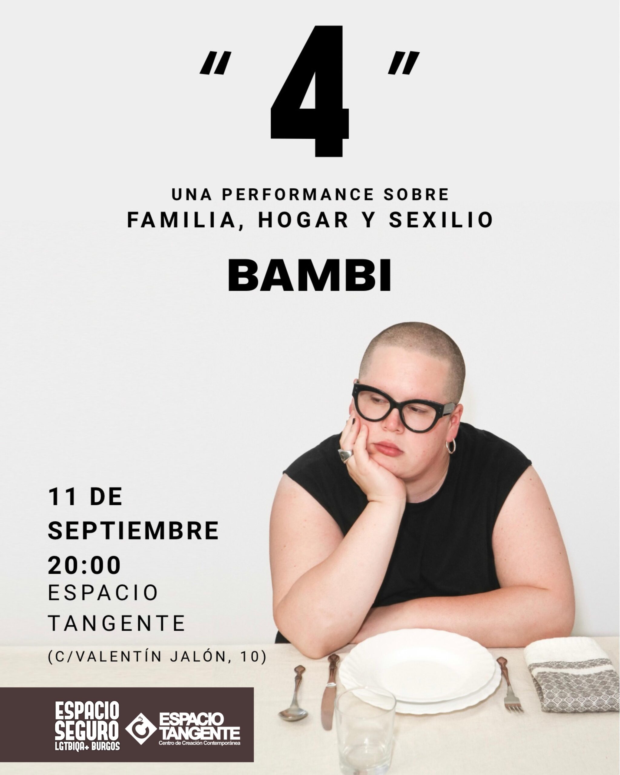 Espacio Tangente. Performance "4" de Bambi. 11/09/26.